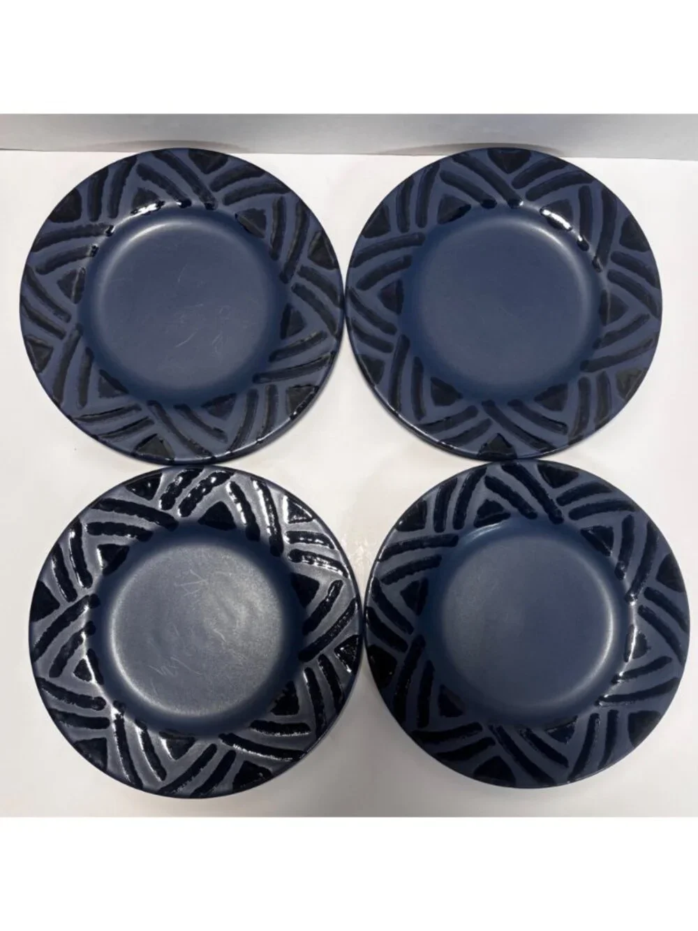 Pfaltzgraff Morning Light Stoneware Salad Plates Set Of 4 VTG 90s Made In USA